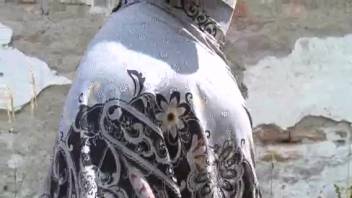 Inexperienced girl defecating 114